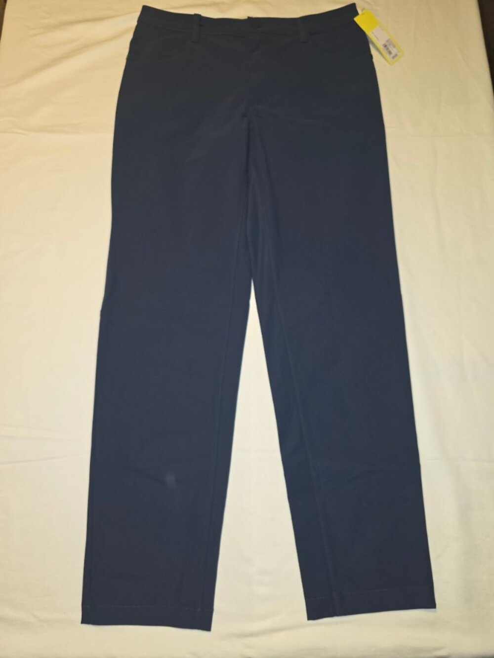 Men's 360 Lifestyle Relaxed Fit 5-Pocket Pants - All in Motion Navy Blue 32x32: - Picture 2 of 5